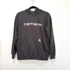 Carhartt Mens Rain Defender Hoodie Size L Loose Fit Workwear Goprcore Grunge